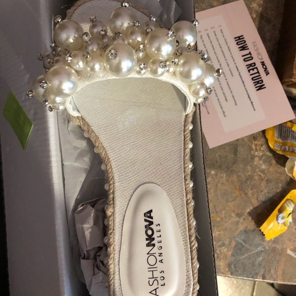 Fashion Nova Shoes Pearl Sandals Poshmark